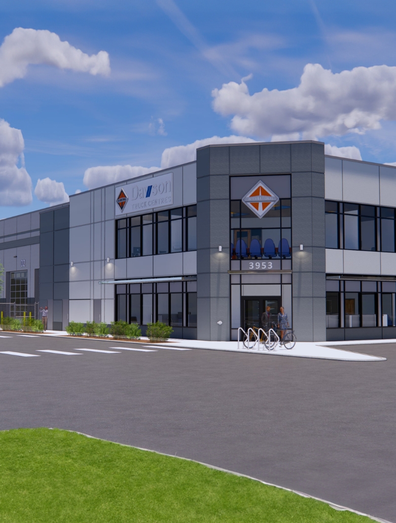 Dawson International Truck Centres is moving to a brandnew facility in Kelowna // Dawson Group